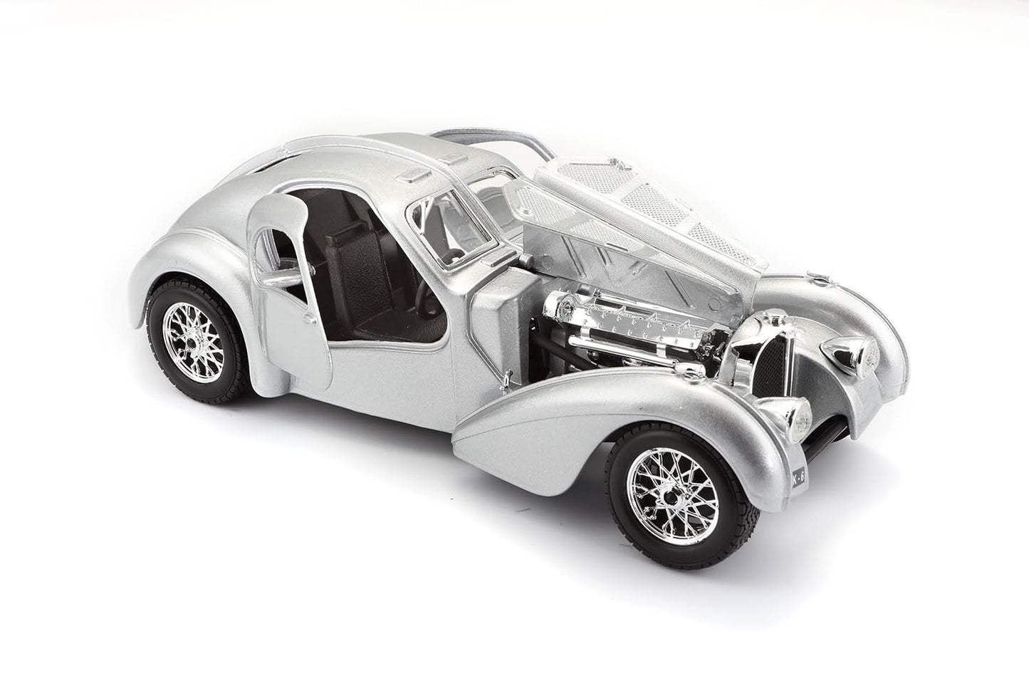 Bburago Die-Cast Bugatti Atlantic Car (Silver), Kid