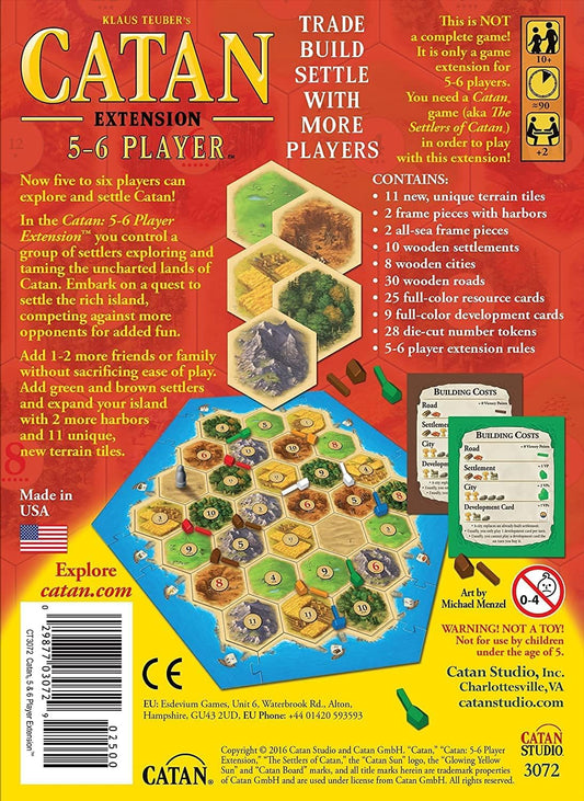 Catan 5-6 Player Extension Board Game
