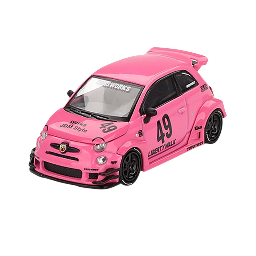 MINI GT ABARTH 595 LB-WORKS X ABAS WORKS PINK