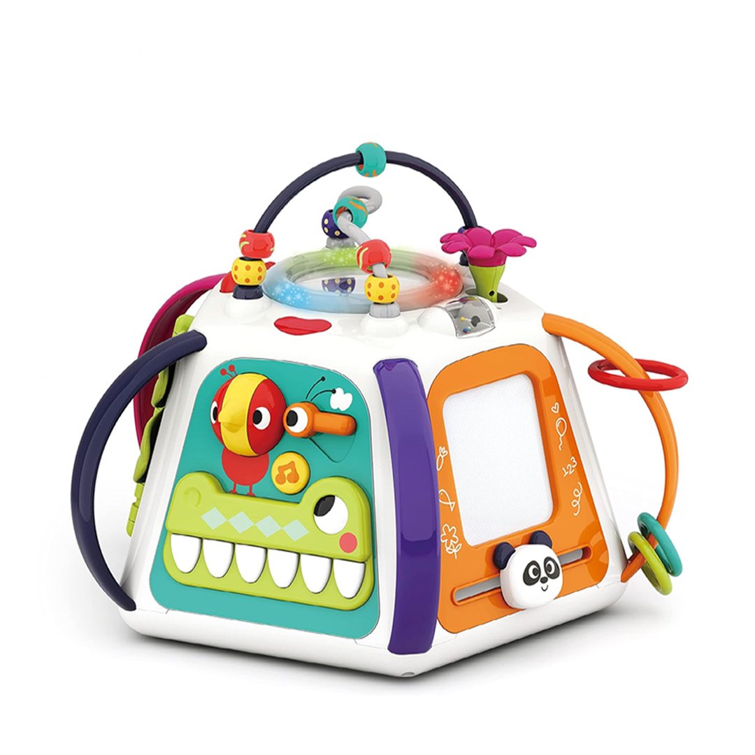 "HOLA Forest Activity Pyramid: Multi-Game Fun with Lights, Music & Sound Effects – Perfect Gift for Boys & Girls Aged 18 Months to 3 Years"