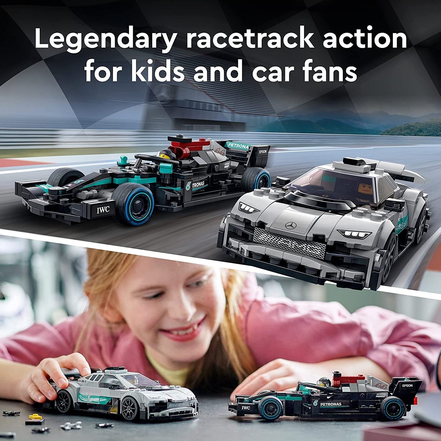 LEGO Speed Champions Mercedes-AMG F1 W12 E Performance & Mercedes-AMG Project One
