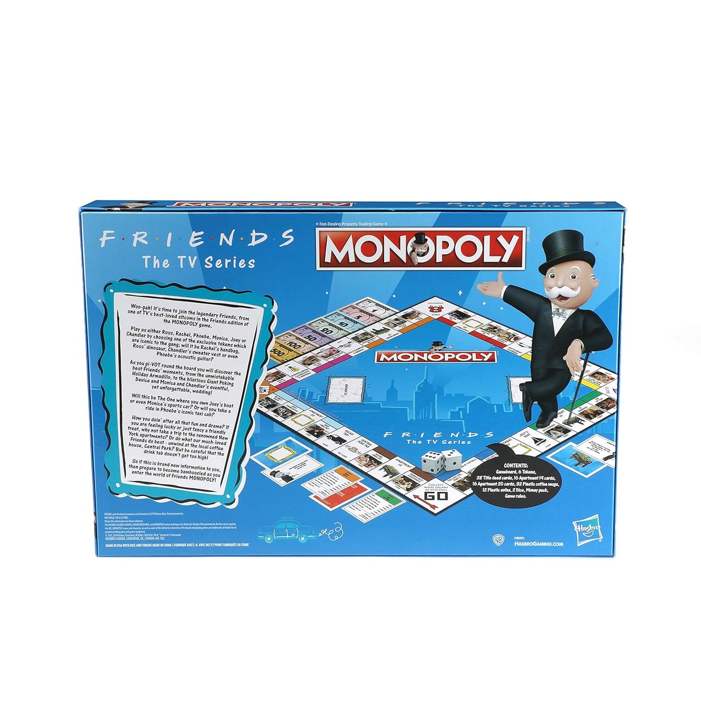 Monopoly: Friends the TV Series Edition Board Game for Ages 8 and Up; Game for Friends Fans