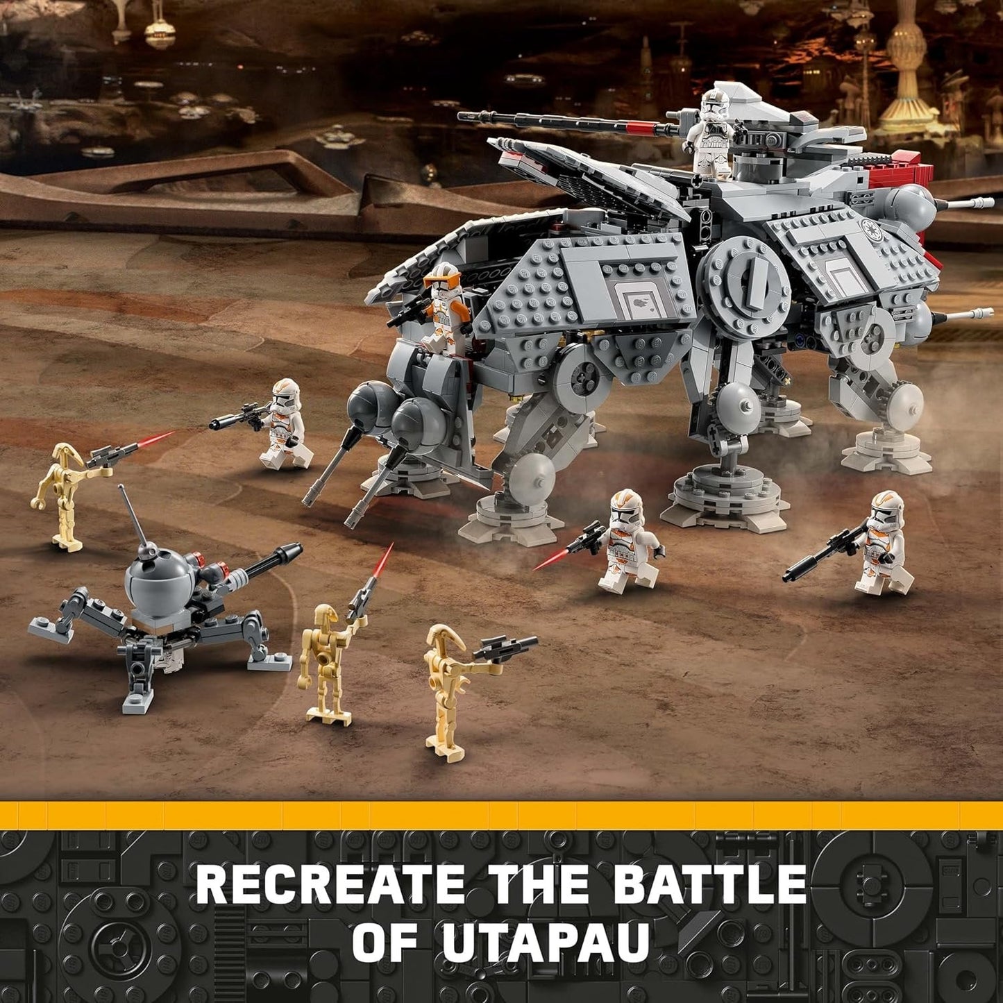 LEGO Star Wars at-TE Walker 75337 Building Kit (1,082 Pieces)