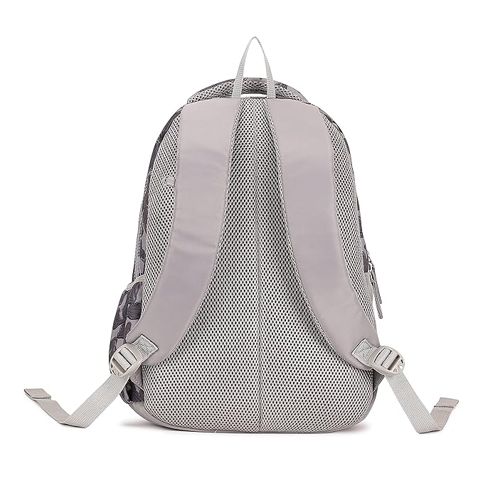 Genie Spring Backpack for Girls – 17” | Cute, Colorful, Lightweight & Water-Resistant with Happy Pouch