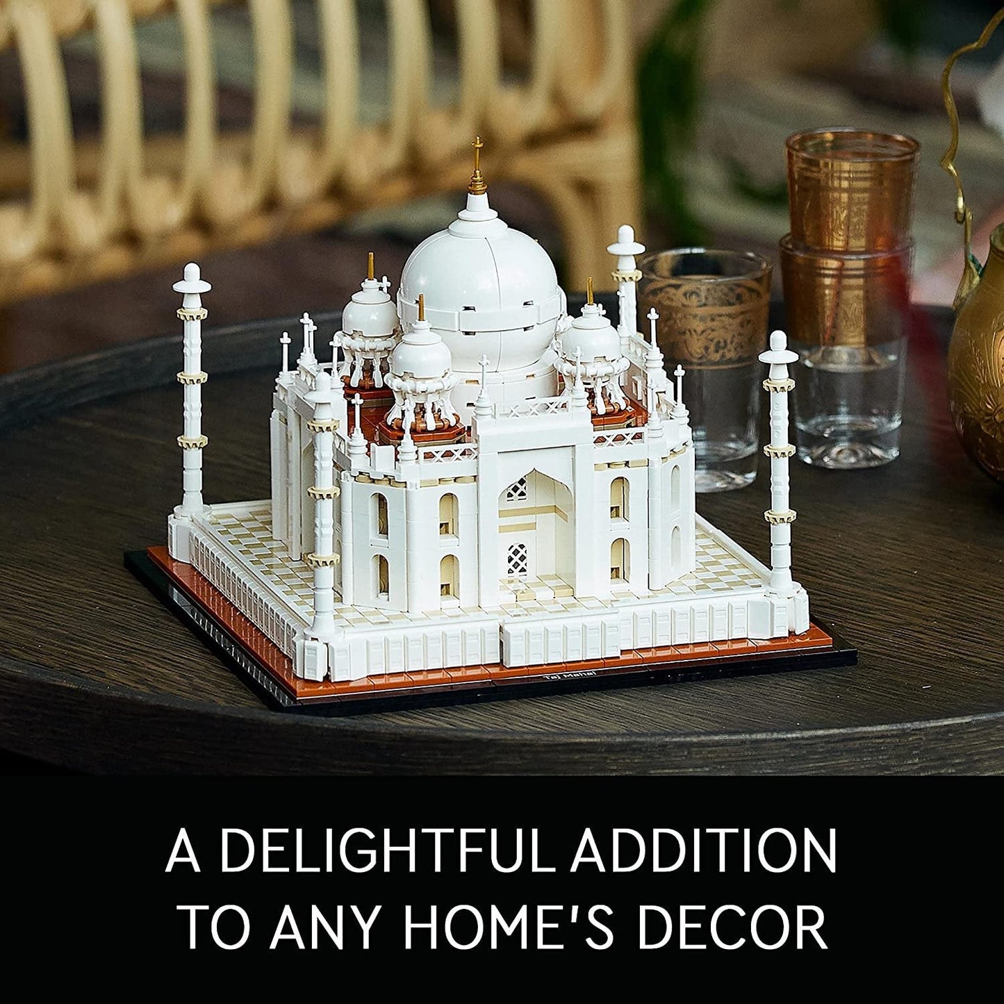 LEGO Architecture L&Marks Collection Taj Mahal 21056 Building Kit (2,022 Pcs),Multicolor