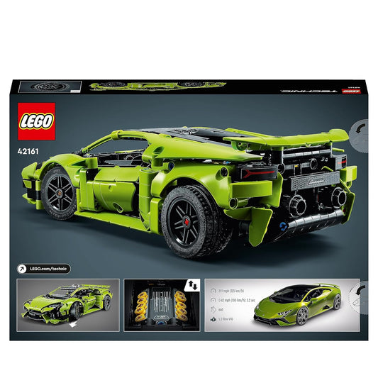 LEGO Technic Lamborghini Huracán Tecnica 42161 Building Toy Set for Kids Aged 9+ Who Love Super Sports Car Toys