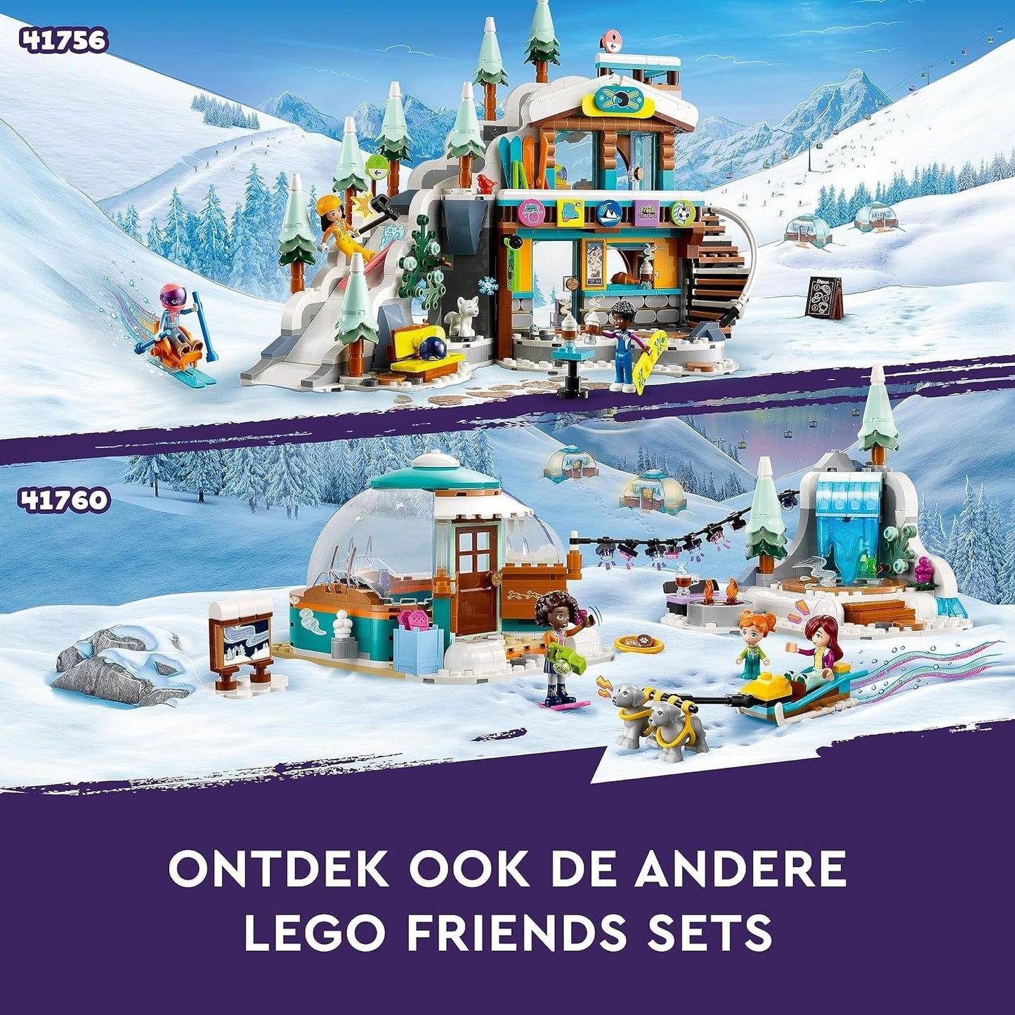 LEGO 41760 Friends Igloo Holiday Adventure Building Toy Set (491 Pieces)