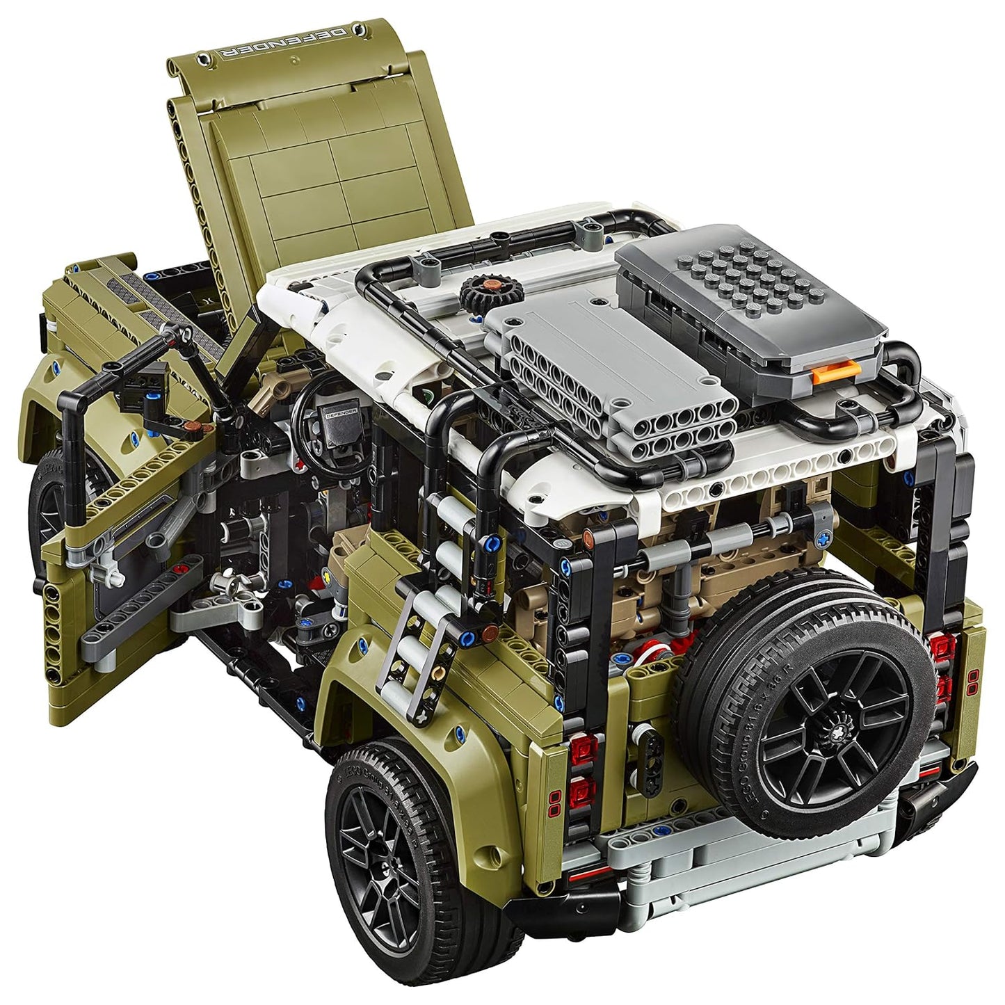 LEGO 42110 Technic Land Rover Defender Off Road 4x4 Car, Exclusive Collectible Model, 2573 Pieces Advanced Building Set,Multicolor