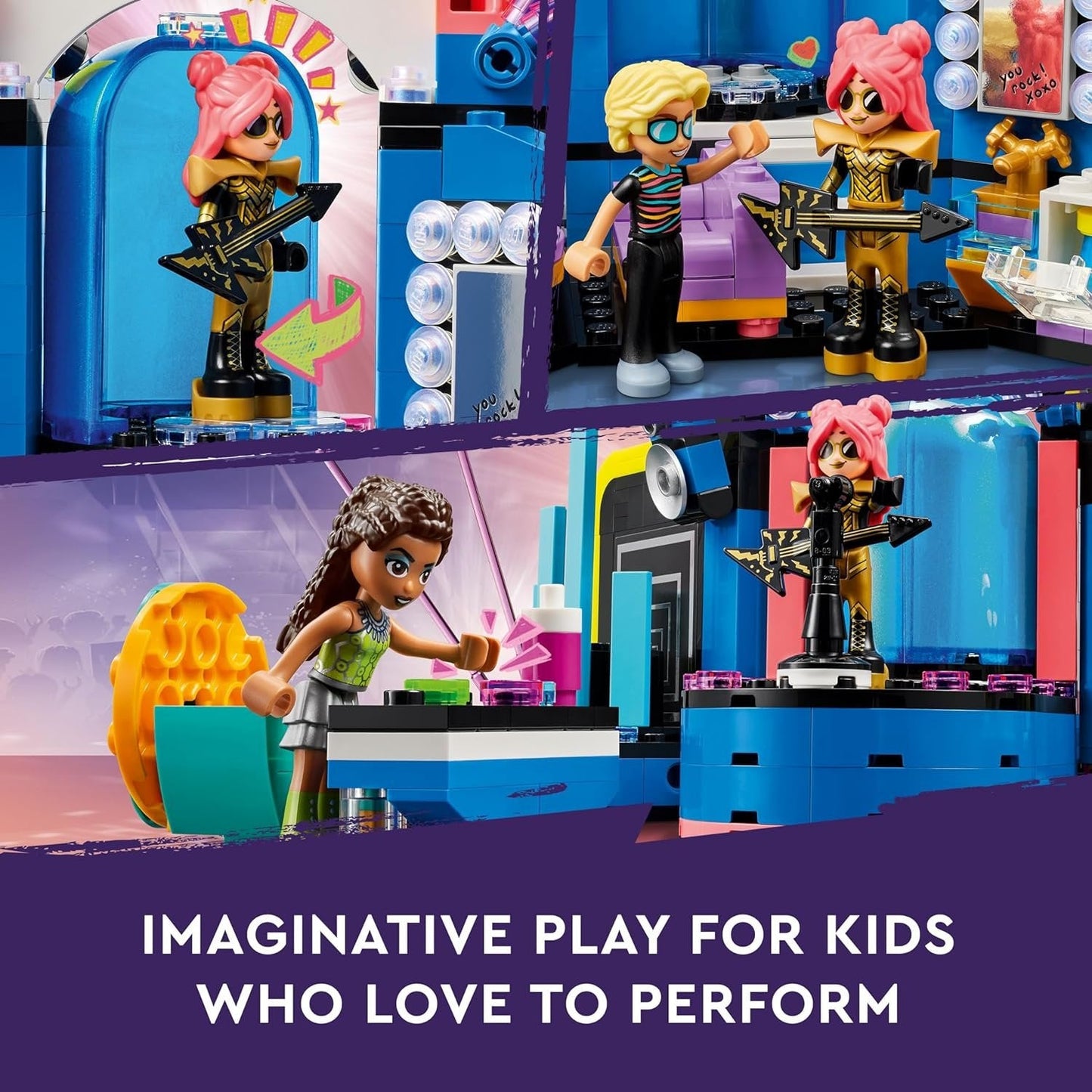 LEGO Friends Heartlake City Music Talent Show Toy 42616 (669 Pieces)