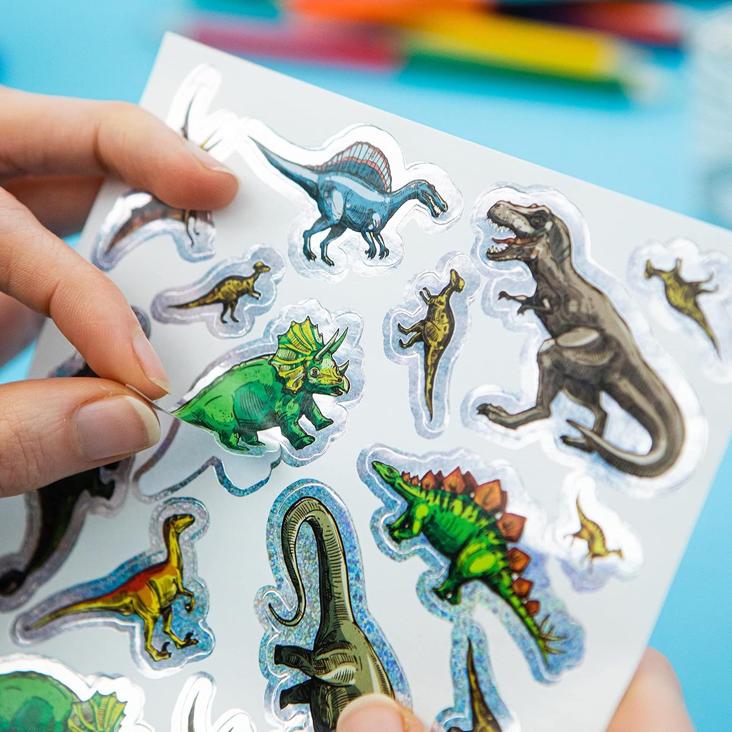 Colour & Carry Dinosaur Activity Colouring Kit