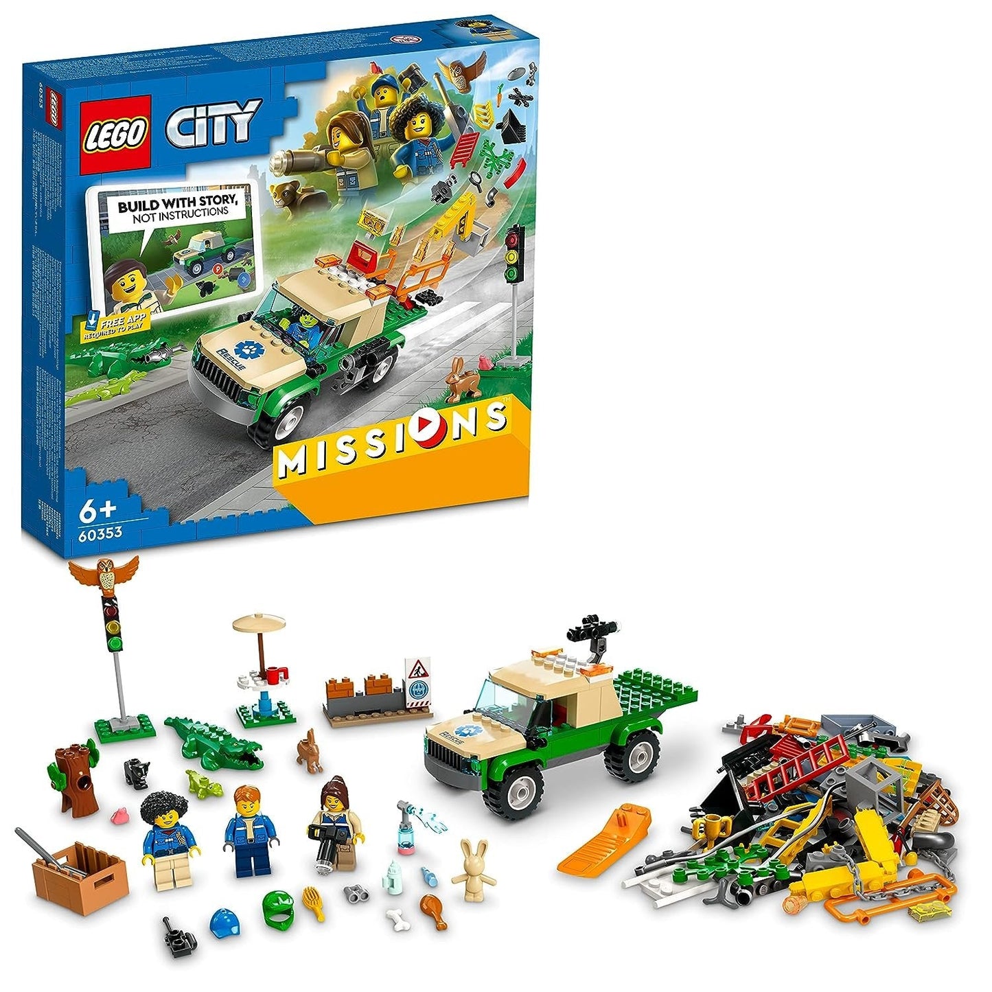 LEGO 60353 City Wild Animal Rescue Missions (246 Pieces)