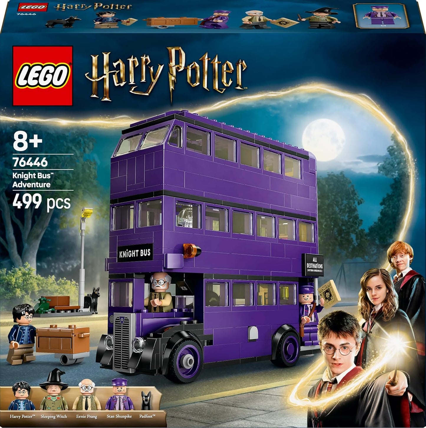LEGO Harry Potter Knight Bus Adventure, Magic Vehicle Toy 76446 Building Blocks Toys for 8+ Gift for Boys and Girls