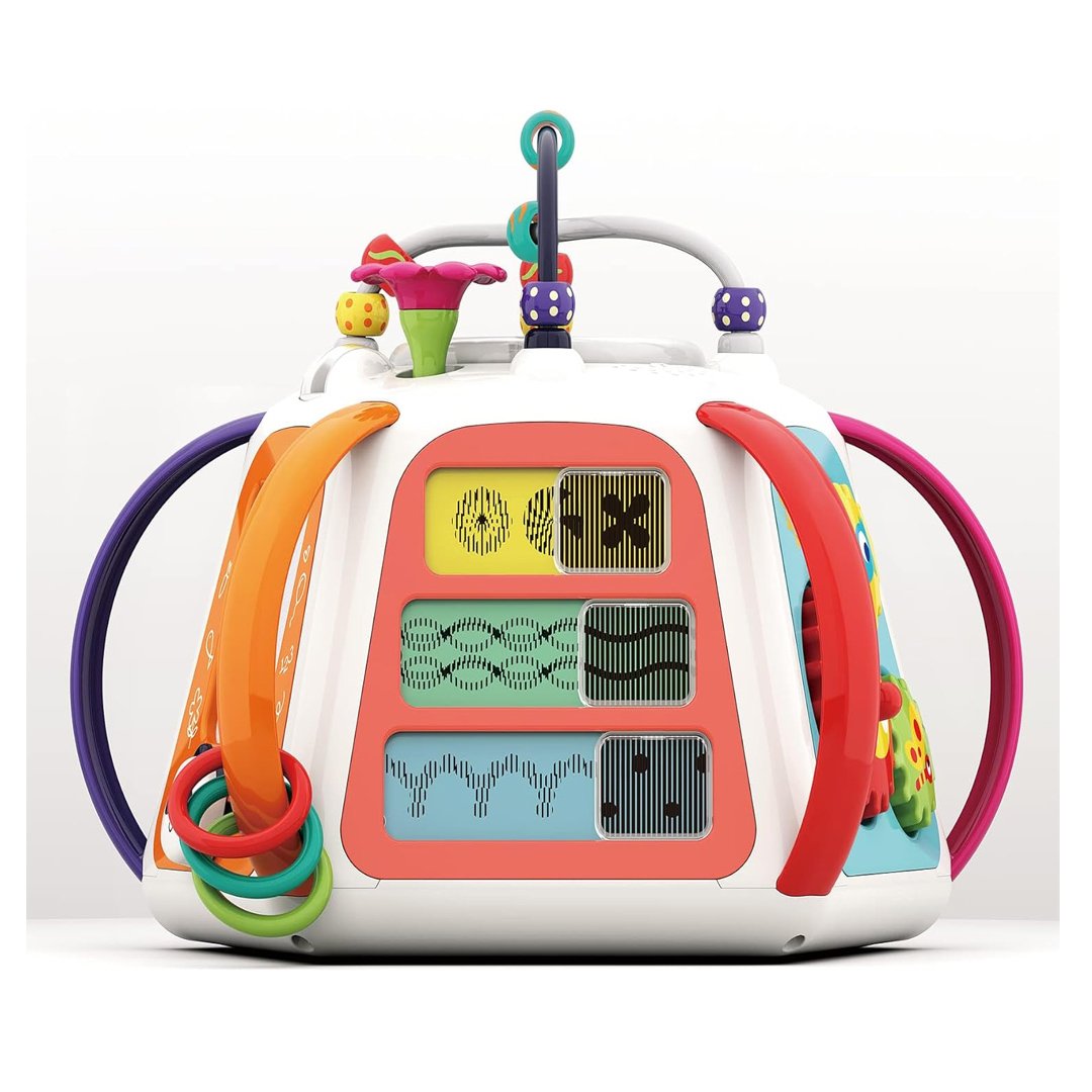 "HOLA Forest Activity Pyramid: Multi-Game Fun with Lights, Music & Sound Effects – Perfect Gift for Boys & Girls Aged 18 Months to 3 Years"