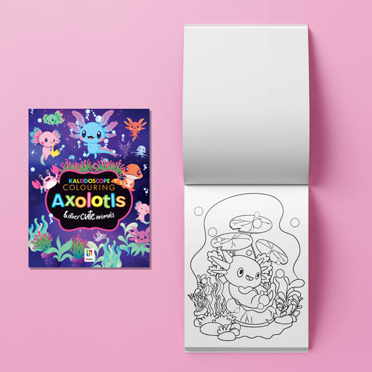 Kaleidoscope Colouring Kit: Axolotls