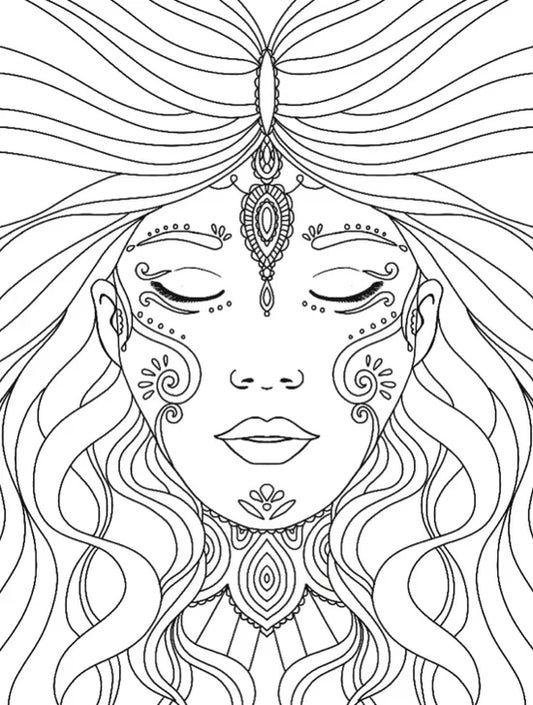 Mindful Bliss Coloring Book