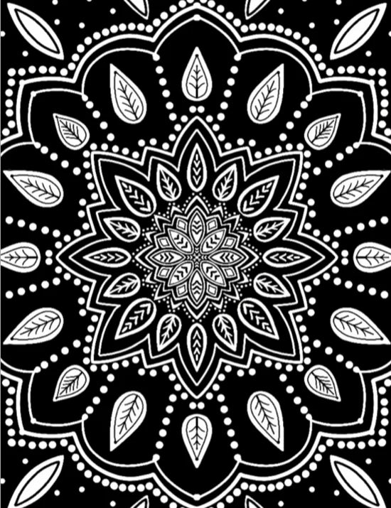 Creative Pages Neon Coloring Kit Mystical Mandalas