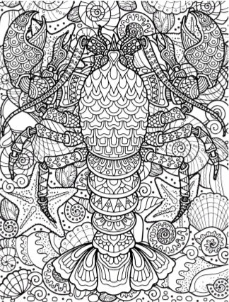 Under The Sea Creative Pages Coloring Book