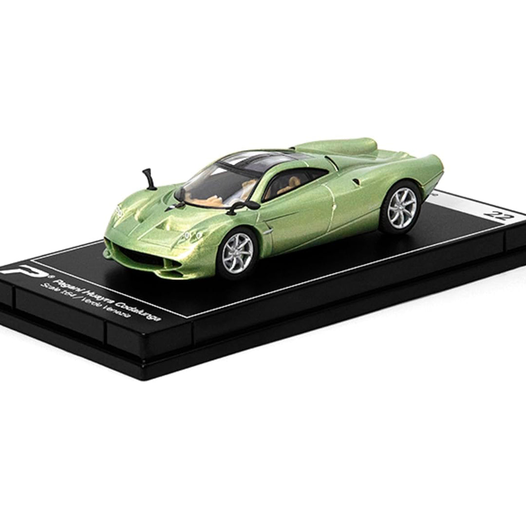 PosterCars 1:64 Pagani Huayra Codalunga – Verde Venezia | Hypercar League Collection No.22 Diecast Model