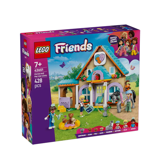 Lego 42651 Friends Horse And Pet Vet Clinic (428 Pieces) Age 7+