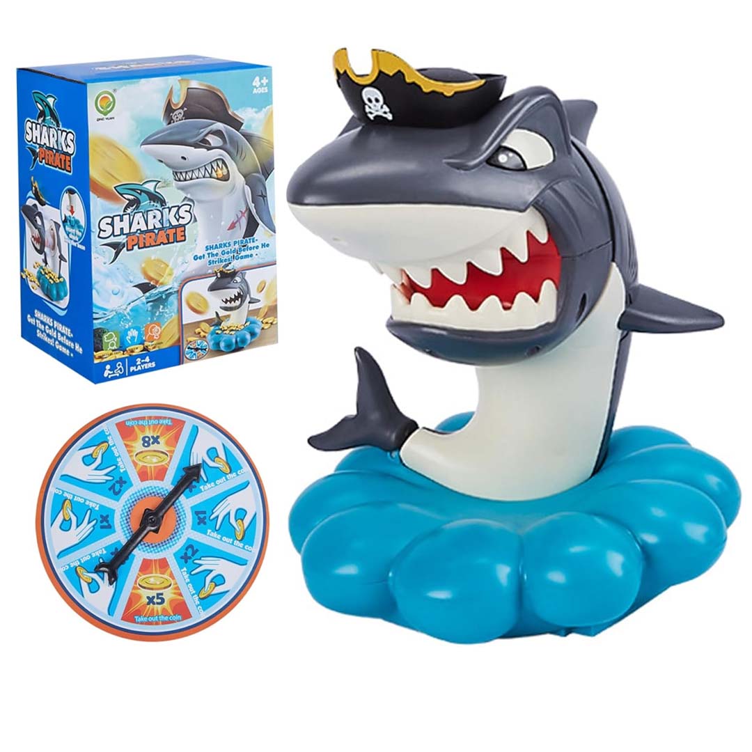 Pop-Up Shark Game – Fun Pirate Surprise Toy for Kids