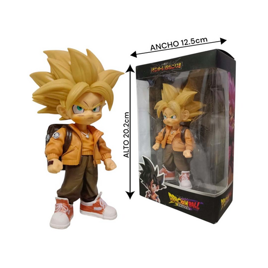 Dragon Ball Super Saiyan Street Style Trunks Figure – Urban Outfit Chibi Collectible