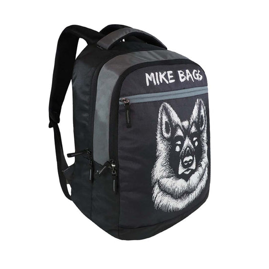 Mike Mellow Backpack – Black | 18-Inch Stylish & Durable Everyday Backpack