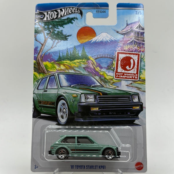 Hot Wheels J-Imports 81 Toyota Starlet KP61
