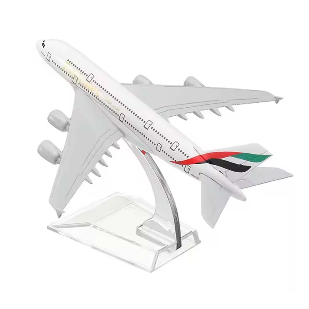 Collectible 1:400 Scale Aircraft Models Airplane - Emirates A380 (16 cm)