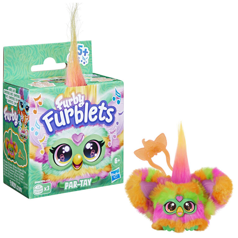 "Furby Furblets Par-Tay : Interactive Plush & Pet Toy Magic!"