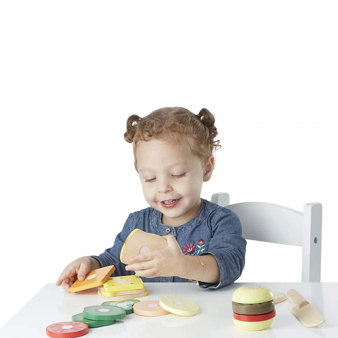 Melissa and Doug Sandwich Making Set - Wooden Play Food