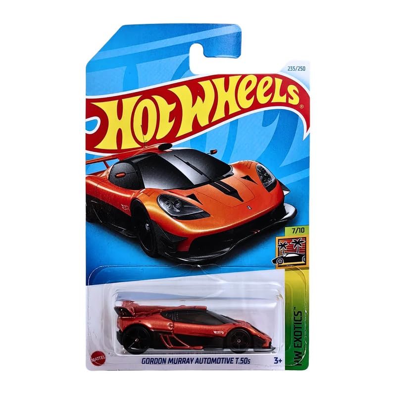 Hot Wheels Gordon Murry Automotive T 50S HW Exotics Ages 3 and Up by Small CLAP (Red)