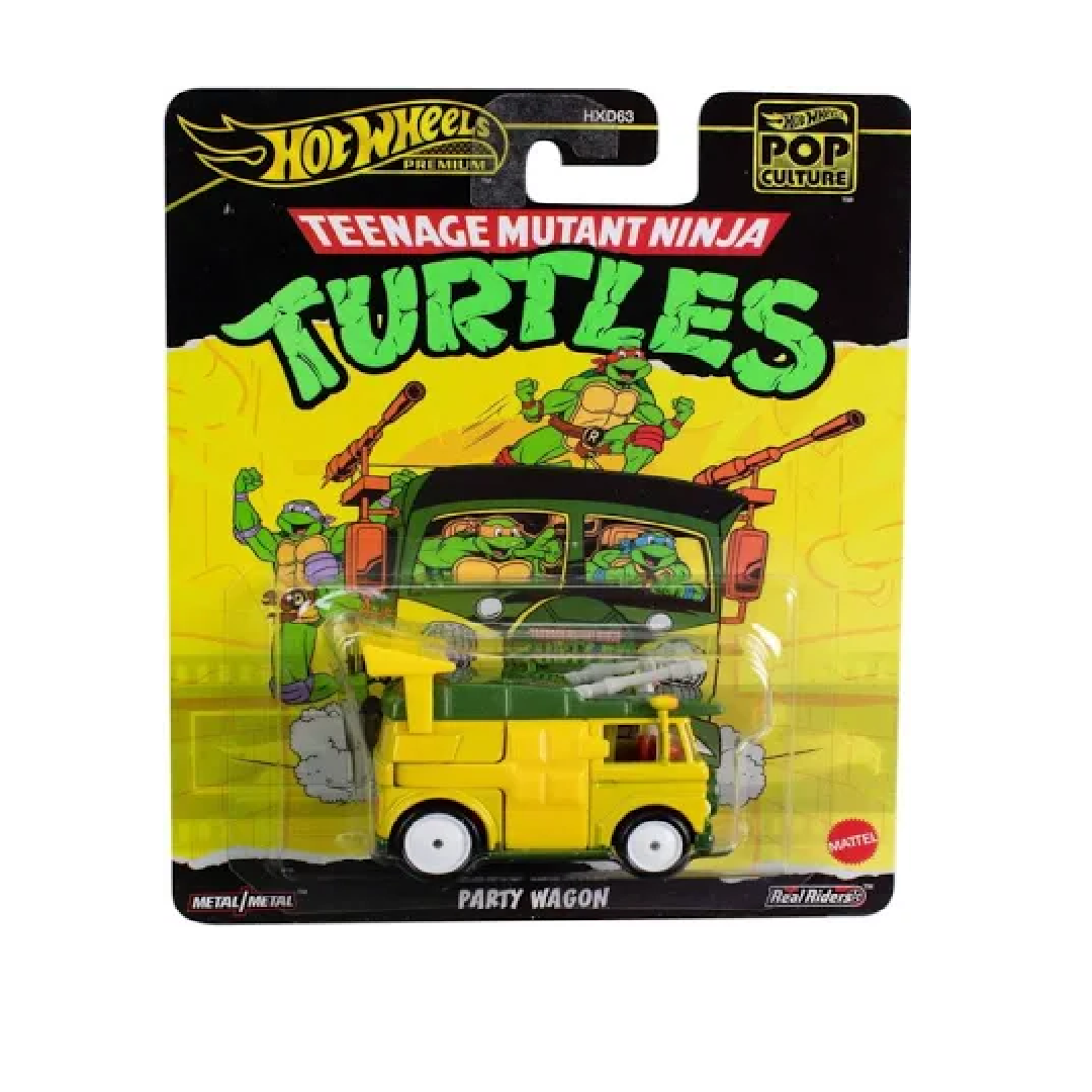 Hot Wheels PARTY WAGON TMNT TURTLES 1:64 Scale Die-Cast Vehicle