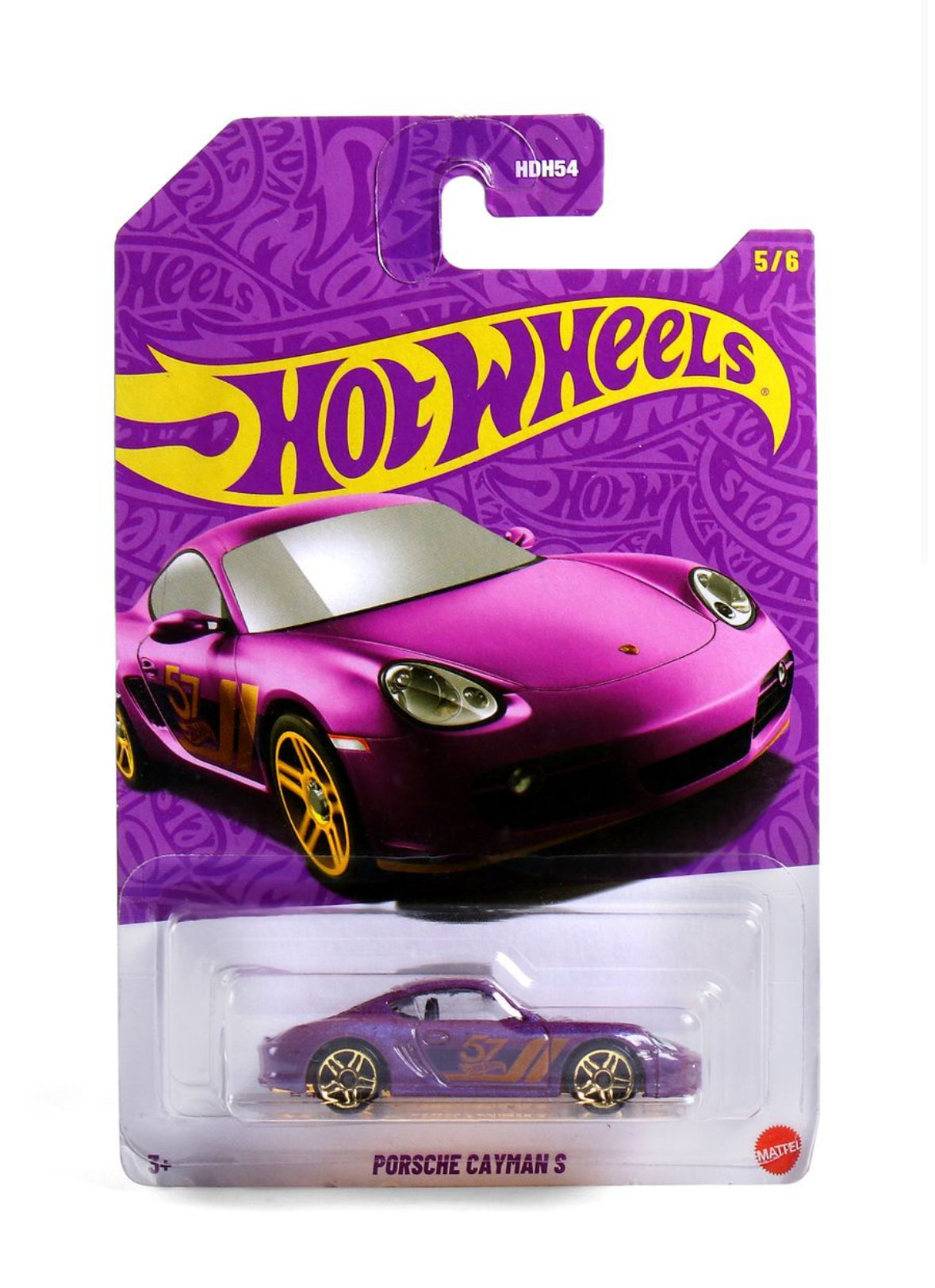 Hot Wheels Porsche Cayman S – Purple & Gold Edition (5/6)