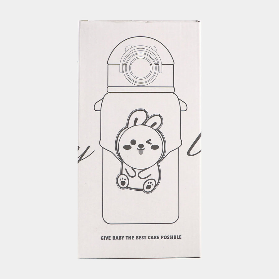Happy Baby Bear Stainless Steel Water Bottle For Kids 600 ML (Green)