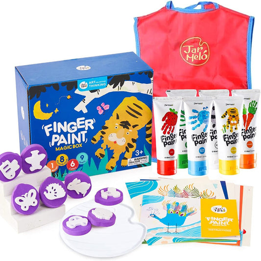 Jar Melo Finger Paint Magic Box-Arts & Crafts-Jarmelo-Toycra