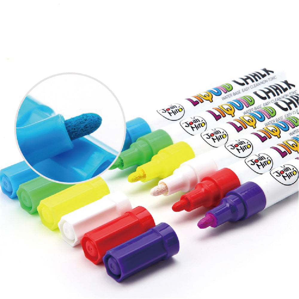 Jar Melo Liquid Chalk Markers -6 Colors-Arts & Crafts-Jarmelo-Toycra