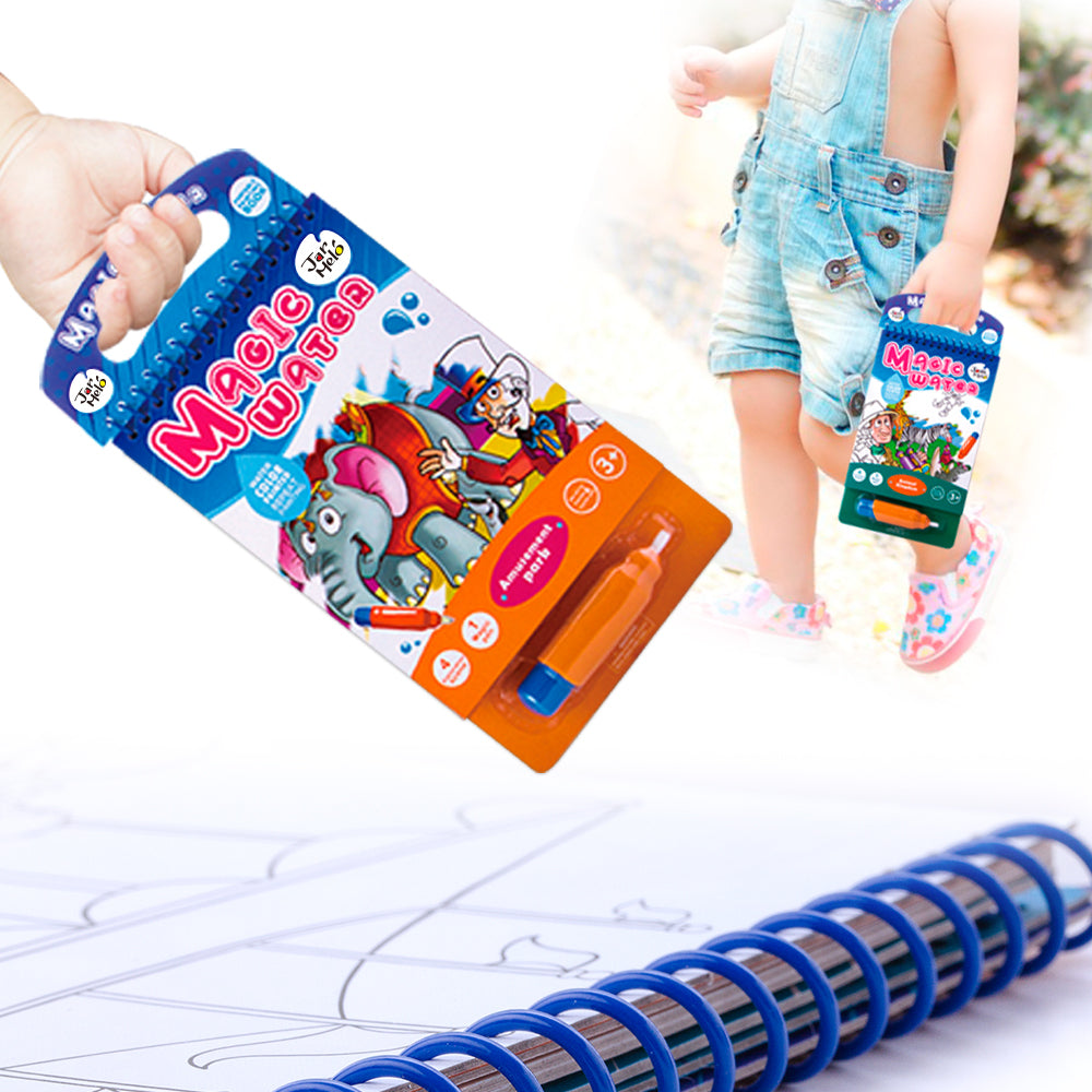 Jar Melo Magic Water Coloring Pad-Arts & Crafts-Jarmelo-Toycra