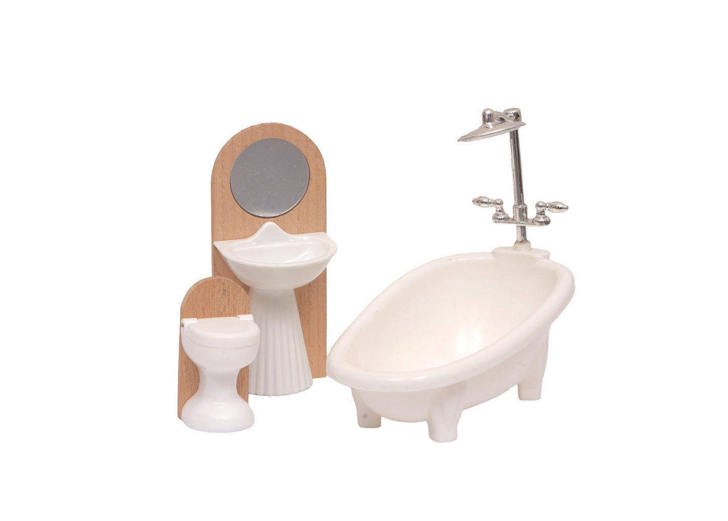 Open Ended Wooden Doll House - Grand Mansion (28 pcs furniture included)-Pretend Play-Open Ended-Toycra