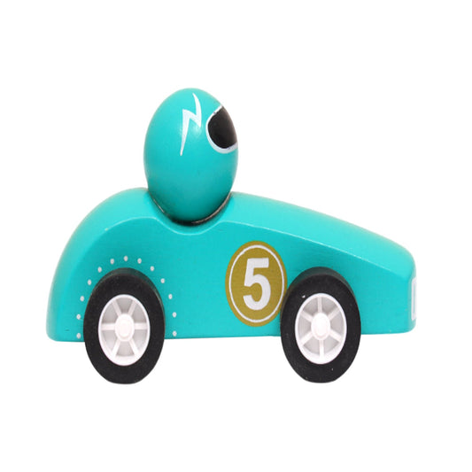 Open Ended Wooden Pull Back Race Car (1 Pc)-Vehicles-Open Ended-Toycra