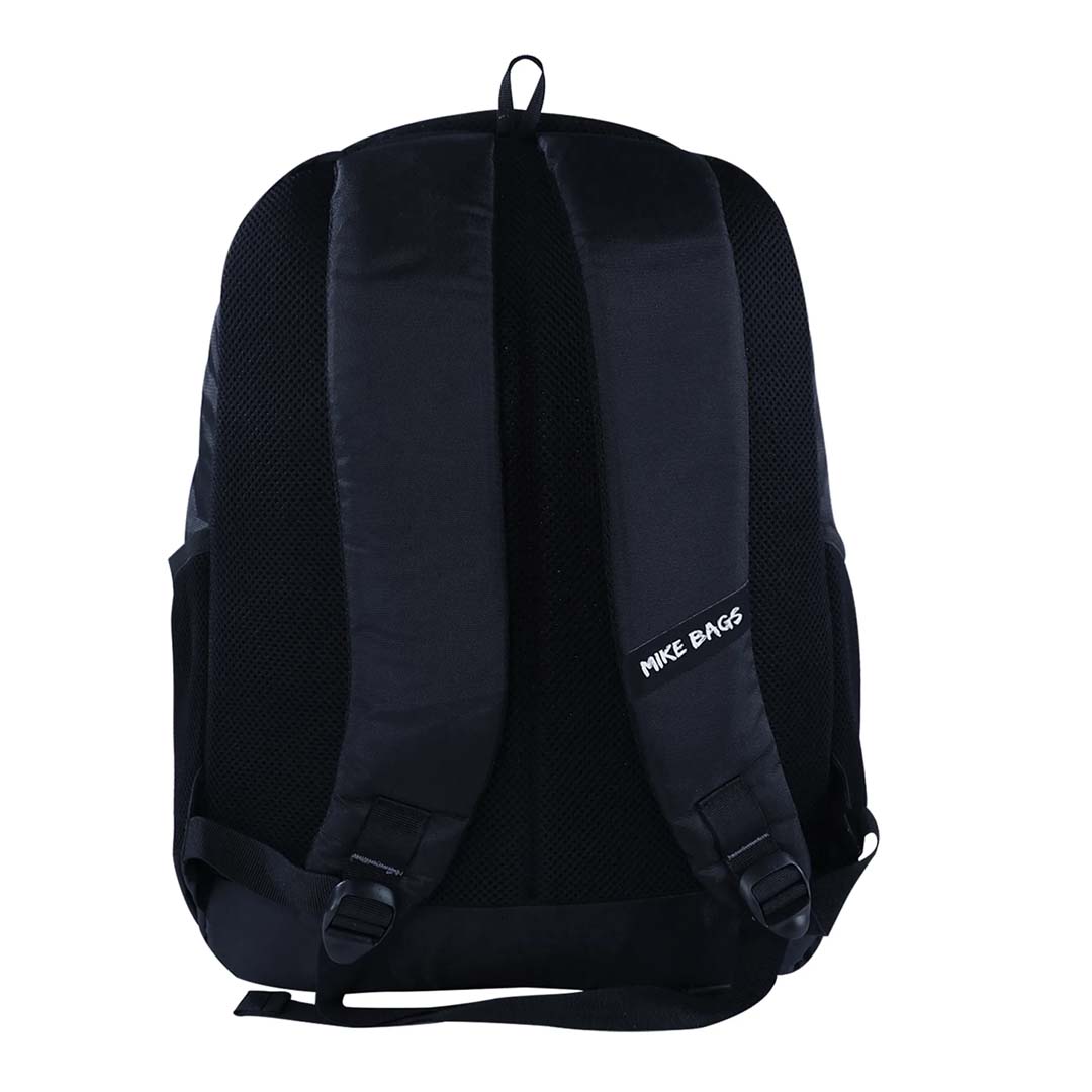 Mike Mellow Backpack – Black | 18-Inch Stylish & Durable Everyday Backpack