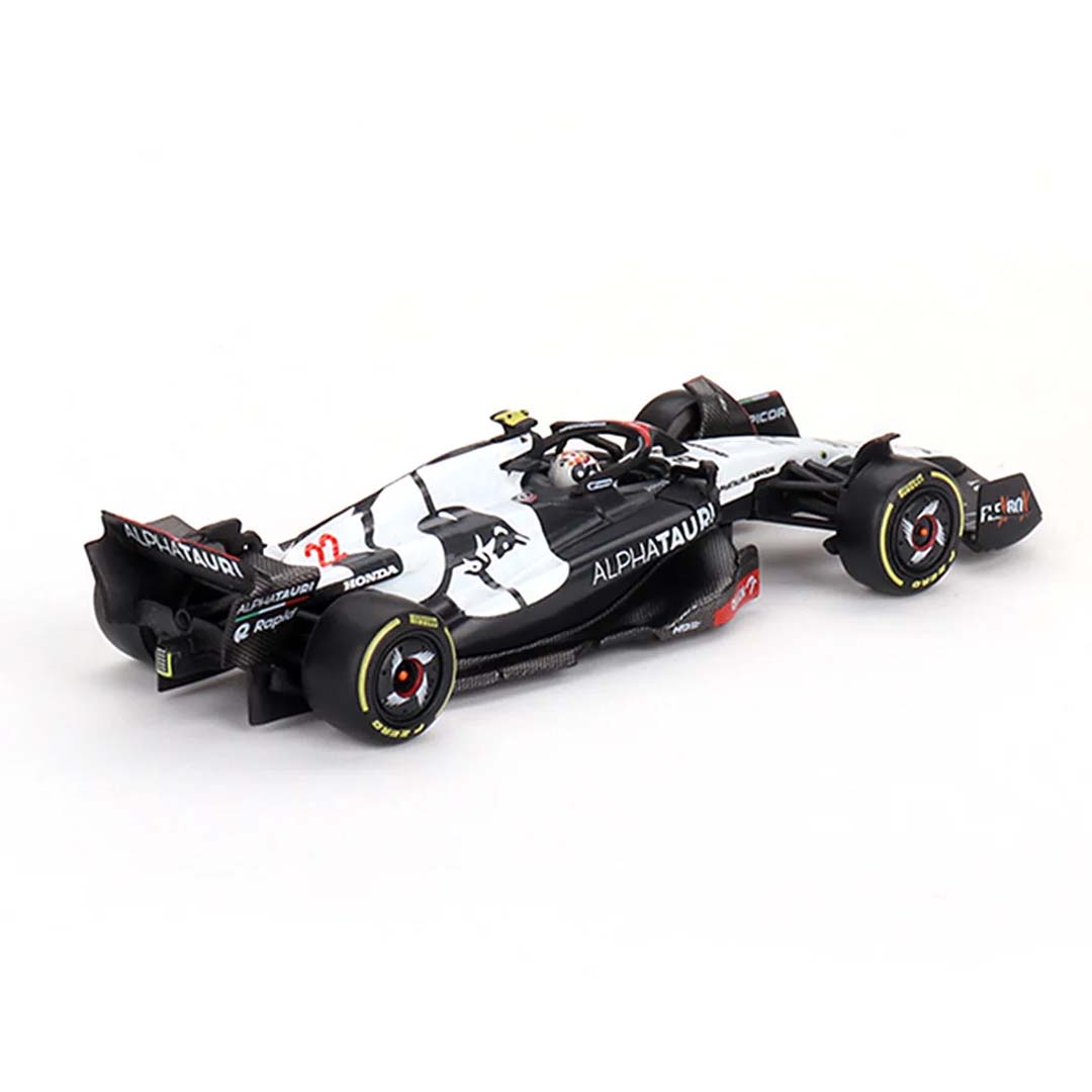 Mini GT 1/64 AlphaTauri AT04 #22 Yuki Tsunoda – 2023 F1 Australian GP Diecast Scale Model Car