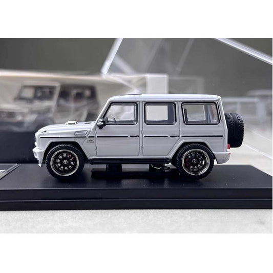 LMF 1/64 Scale Mercedes-Benz G63 White Diecast Car Model Toy Collection Gift