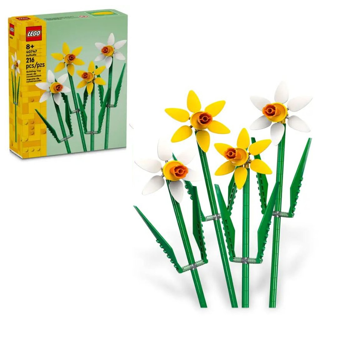 LEGO 40747 Daffodils Flowers – Floral Building Set for Ages 8+