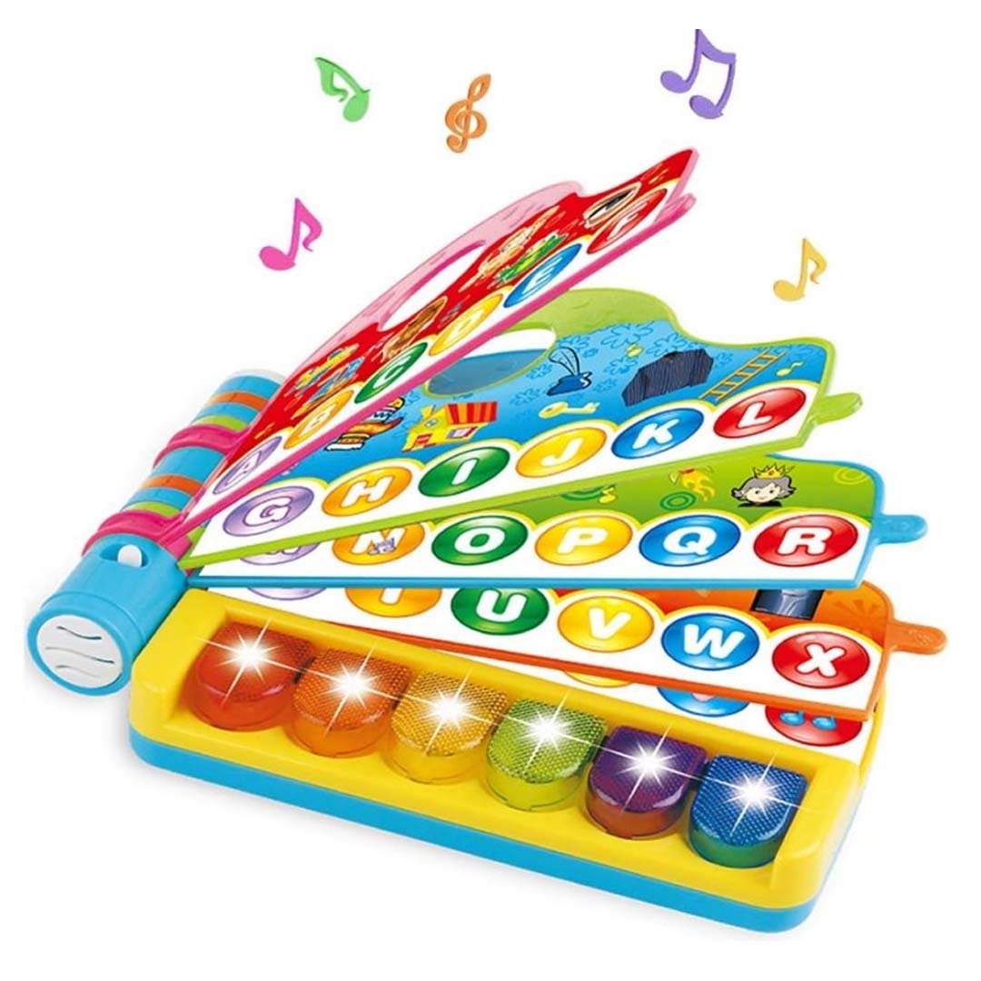 Phonics Piano for Kids – Infant Learning Toy with Lights, Music, and ABC Keys | Musical Instrument Gift for Toddlers Ages 18+ Months