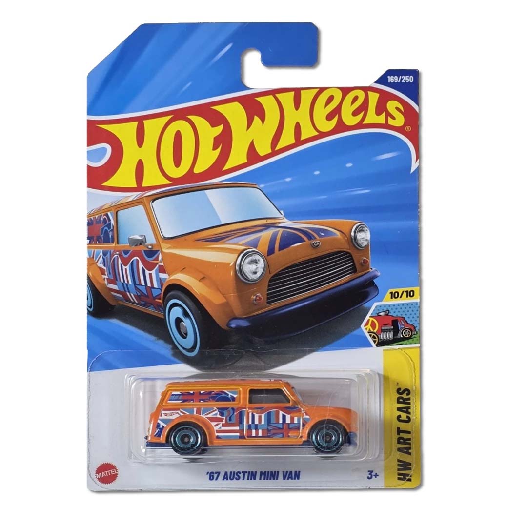 HOT WHEELs HW Art Cars 67 Austin Mini Van