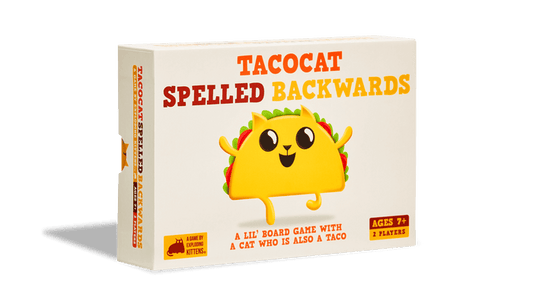 Tacocat Spelled Backwards Board Game