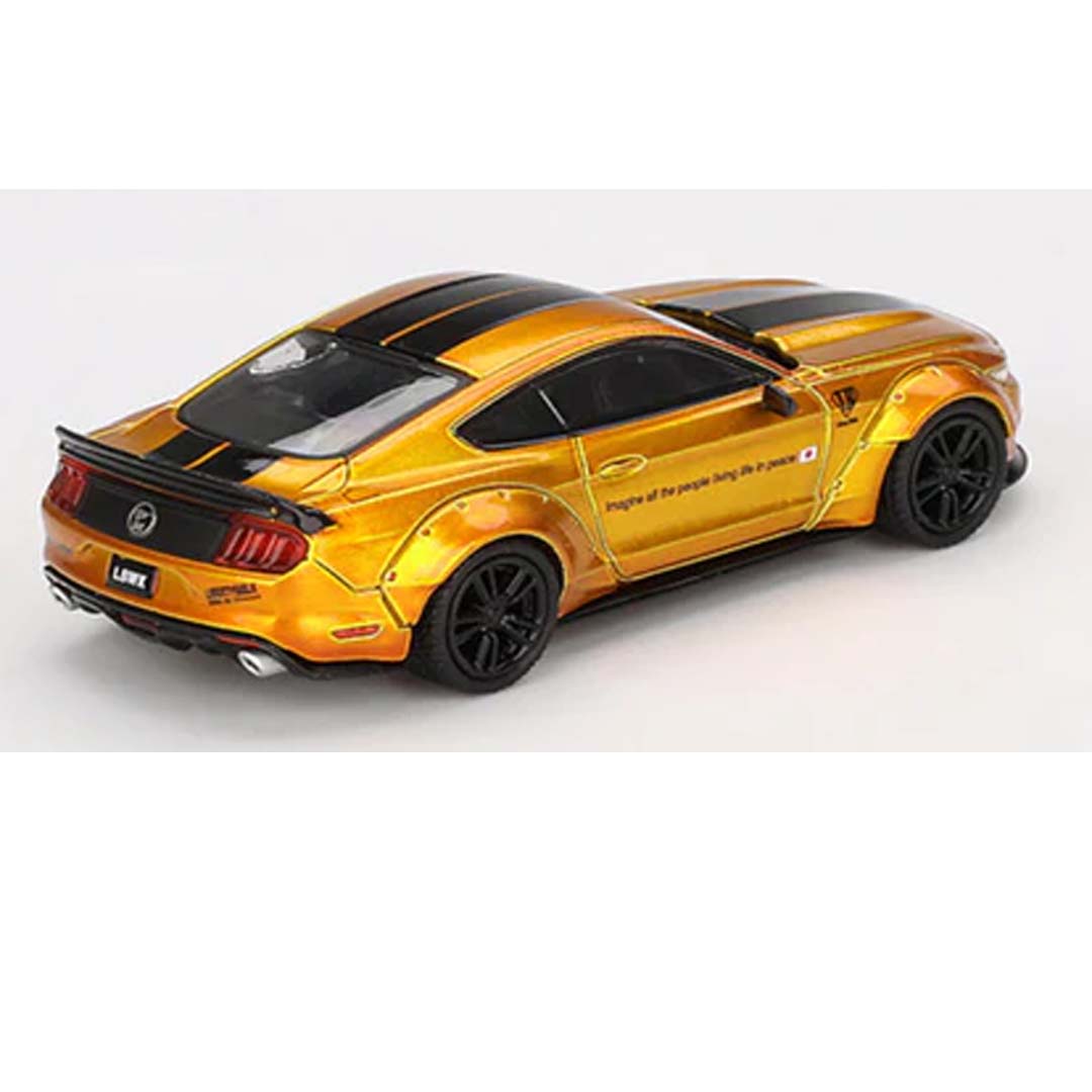 MINI GT 1:64 LB-WORKS FORD MUSTANG LB Gold MGT00847