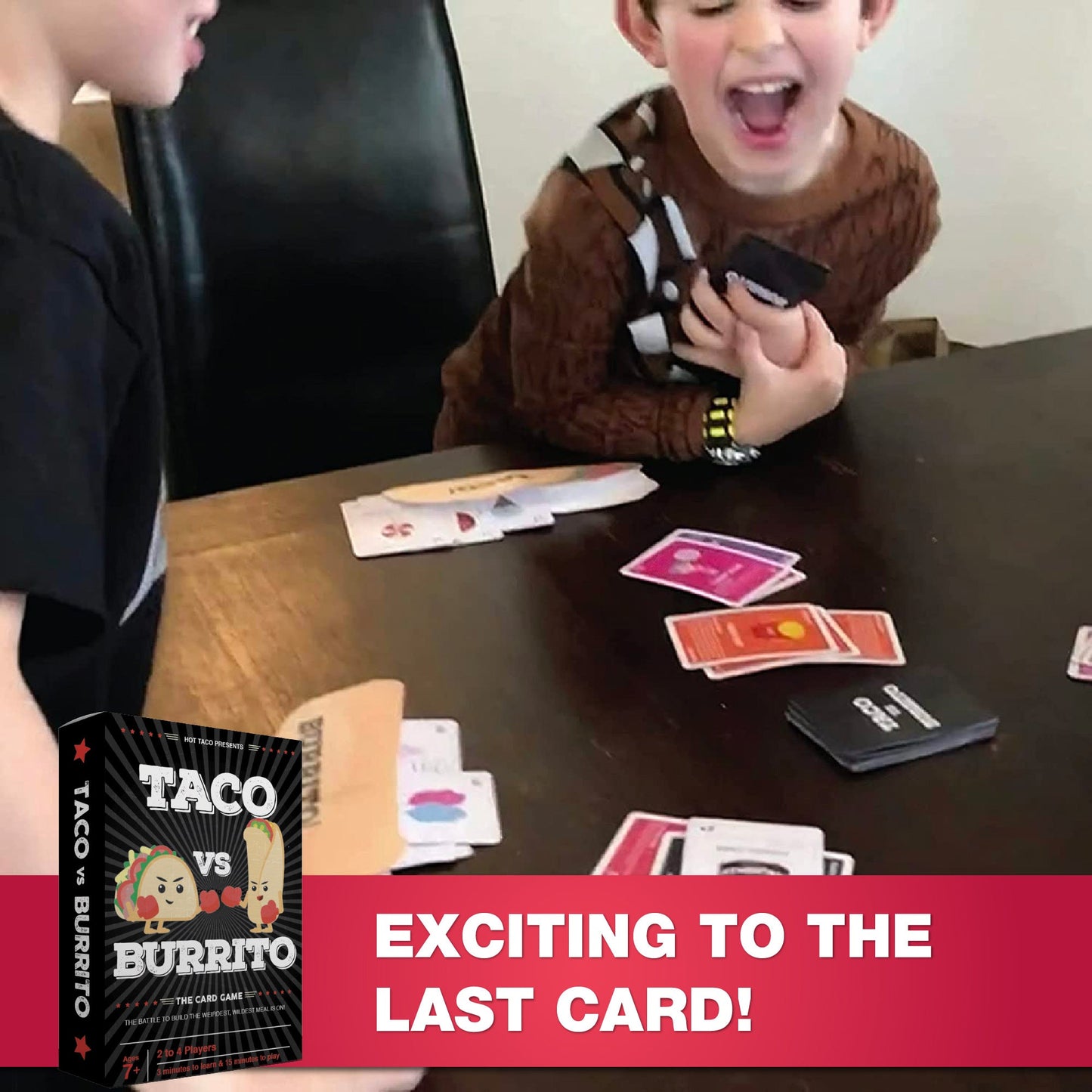 Taco vs Burrito Card Game