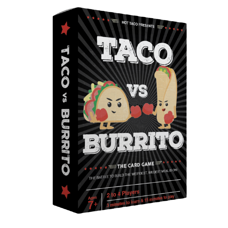 Taco vs Burrito Card Game