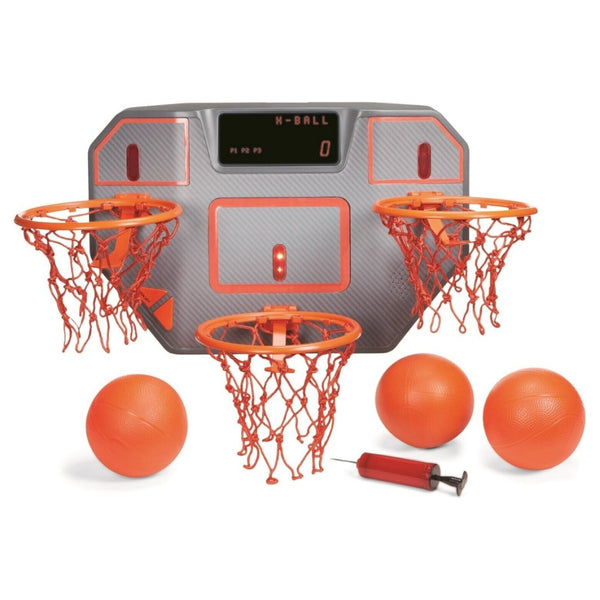 Game Point Triple Shot Challenge Indoor Basketball Play Set